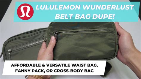 costco lululemon belt bag dupe|lululemon fanny pack knock off.